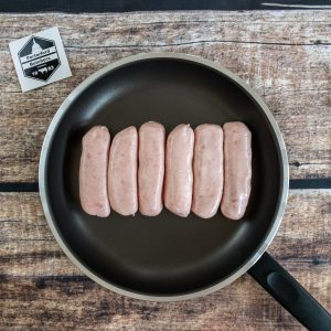 Plain pork sausages pack of 6